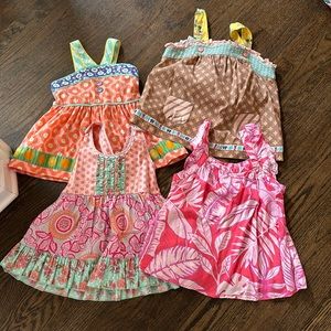 Lot of 3 Matilda Jane and 1 cat and Jack tanks